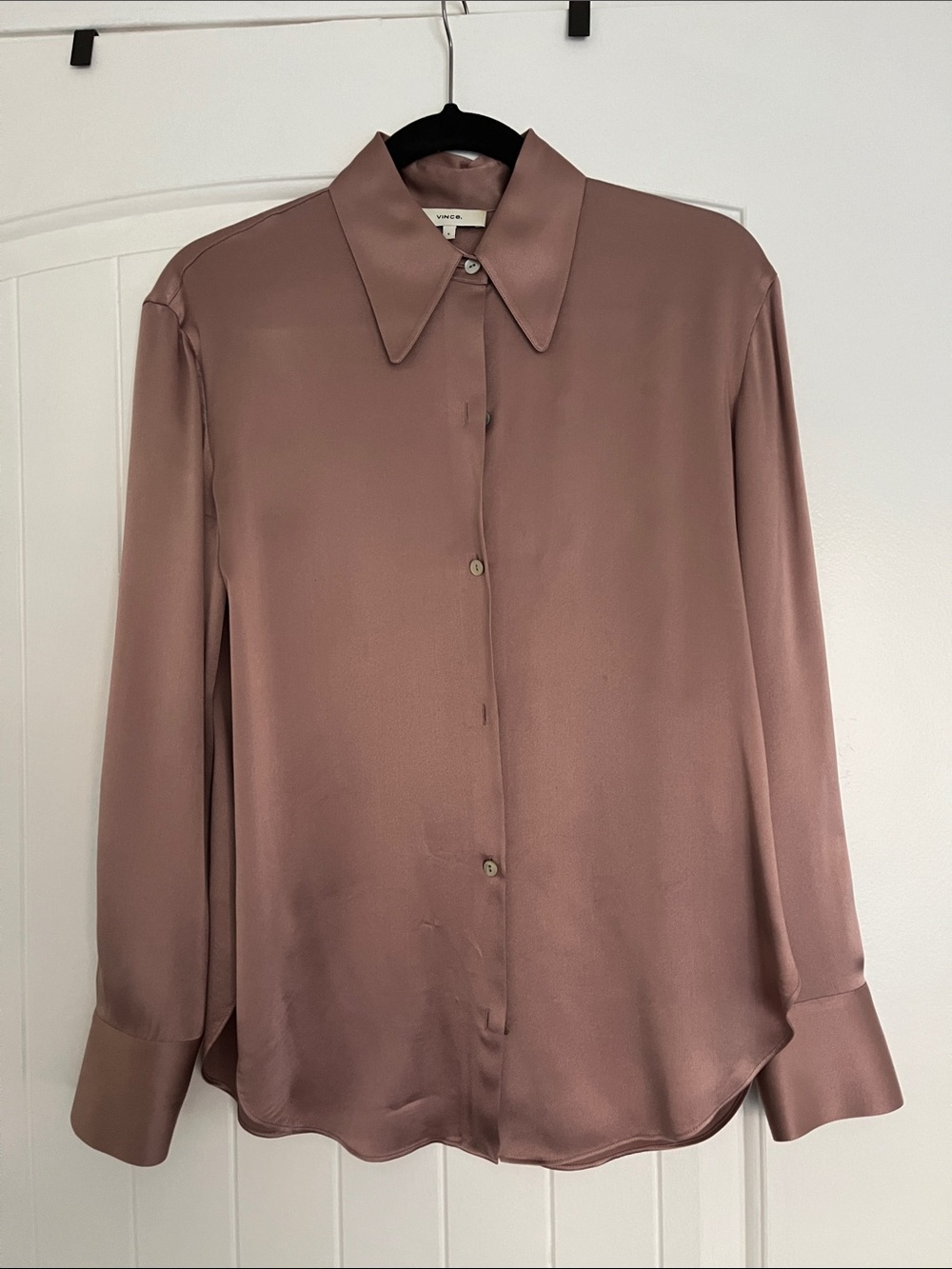 Vince Silk Blouse/ Shirt — Small